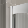 Душевой уголок BELBAGNO LUCE-AH-22-110/105-C-Cr