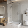 Душевой уголок BELBAGNO LUCE-AH-22-110/105-C-Cr