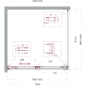 Душевой уголок BELBAGNO SOFT_CLOSE-1-A-1-100-C-GM