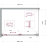 Душевой уголок BELBAGNO SOFT_CLOSE-1-AH-1-110/80-C-Cr