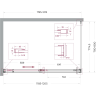 Душевой уголок BELBAGNO SOFT_CLOSE-1-AH-1-120/80-C-Cr