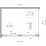 Душевой уголок BELBAGNO SOFT_CLOSE-1-AH-1-120/90-C-GM
