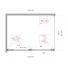 Душевой уголок BELBAGNO SOFT_CLOSE-1-AH-1-130/100-C-Cr