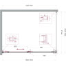 Душевой уголок BELBAGNO SOFT_CLOSE-1-AH-1-130/100-C-GM