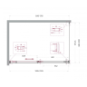 Душевой уголок BELBAGNO SOFT_CLOSE-1-AH-1-130/90-C-Cr