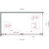 Душевой уголок BELBAGNO SOFT_CLOSE-1-AH-1-150/80-C-Cr