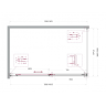 Душевой уголок BELBAGNO SOFT_CLOSE-1-AH-1-160/100-C-Cr