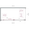 Душевой уголок BELBAGNO SOFT_CLOSE-1-AH-1-160/80-C-GM