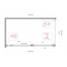 Душевой уголок BELBAGNO SOFT_CLOSE-1-AH-1-160/90-C-Cr