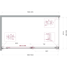 Душевой уголок BELBAGNO SOFT_CLOSE-1-AH-1-160/90-C-GM
