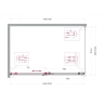 Душевой уголок BELBAGNO SOFT_CLOSE-2-AH-1-150/100-C-GM