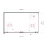 Душевой уголок BELBAGNO SOFT_CLOSE-2-AH-1-150/90-C-GM