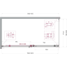 Душевой уголок BELBAGNO SOFT_CLOSE-2-AH-1-160/80-C-GM