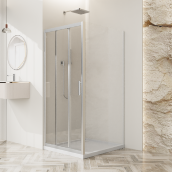 Душевой уголок BELBAGNO UNO-195-AF-31-80-C-Cr