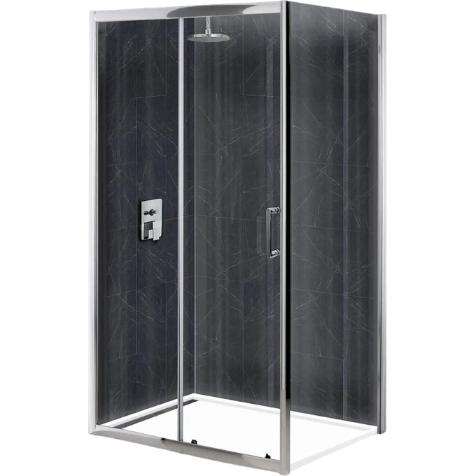 Душевой уголок BELBAGNO UNO-195-AH-1-100/80-C-Cr
