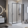 Душевой уголок BELBAGNO UNO-195-AH-1-110/100-C-NERO