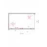 Душевой уголок BELBAGNO UNO-195-AH-1-150/90-P-Cr