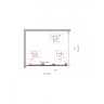 Душевой уголок BELBAGNO UNO-195-AHF-31-100/80-C-NERO