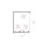 Душевой уголок BELBAGNO UNO-195-AHF-31-80/100-C-Cr
