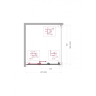 Душевой уголок BELBAGNO UNO-195-AHF-31-90/100-C-Cr