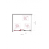 Душевой уголок BELBAGNO UNO-195-AHF-31-90/80-C-NERO
