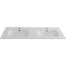Керамическая раковина с двумя чашами BELBAGNO BB1400-2-ETL, 1410x460x175