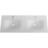 Керамическая раковина с двумя чашами BELBAGNO UNO BB-8099-120-2, 1210x460x170