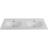Керамическая раковина с двумя чашами BELBAGNO UNO BB-8099-120-2, 1210x460x170