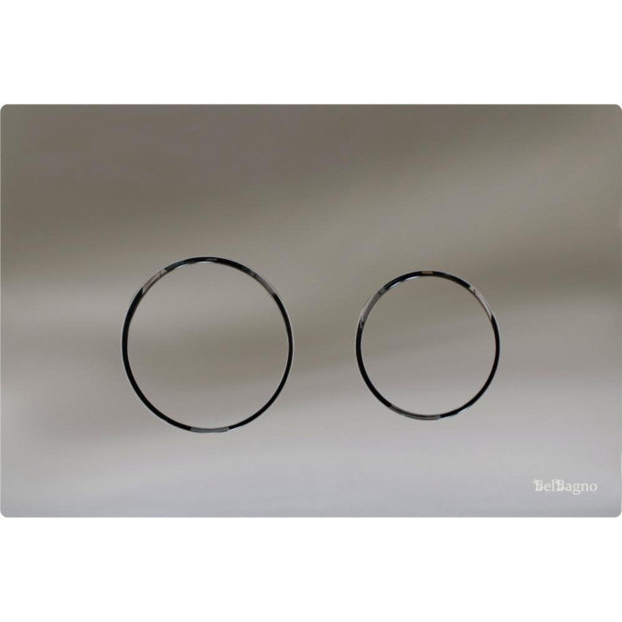 Клавиша смыва BELBAGNO TWIN BB-P57120 хром