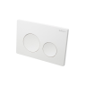 Кнопка смыва BELBAGNO BB-03C-BL белый глянец