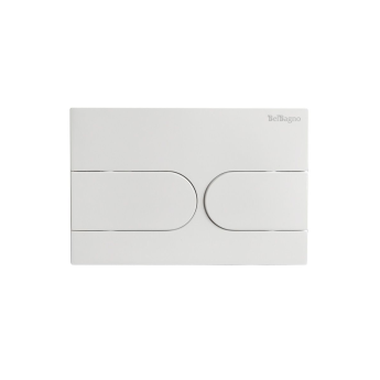 Кнопка смыва BELBAGNO BB-11-BL белый глянец