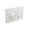 Кнопка смыва BELBAGNO BB-17C-BL белый глянец