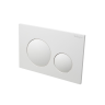Кнопка смыва BELBAGNO BB-17C-BL белый глянец