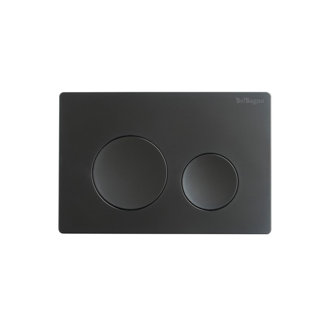 Кнопка смыва BELBAGNO BB-03C-NERO.M черный матовый