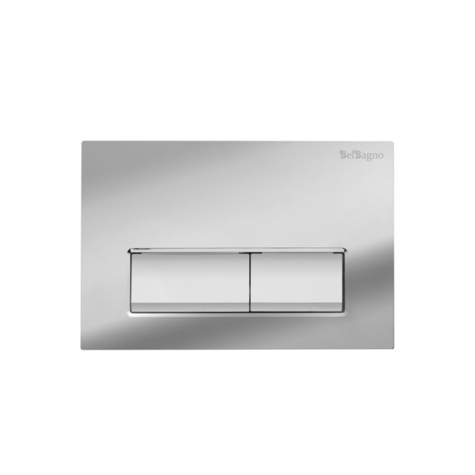 Кнопка смыва BELBAGNO BB-15R-CRM хром