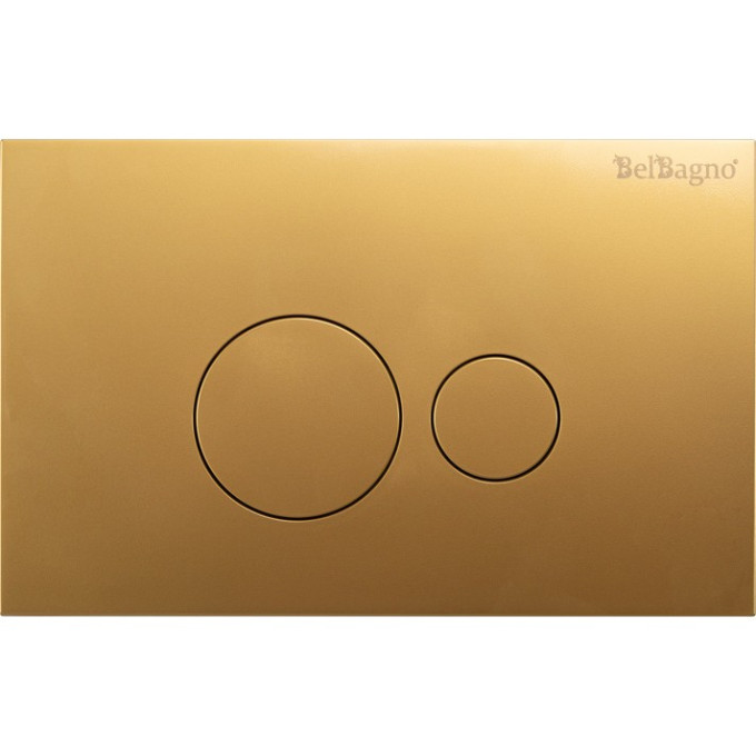 Кнопка смыва BELBAGNO BB083ORO.MAT, матовое золото