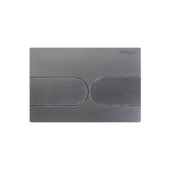 Кнопка смыва BELBAGNO BB-11-GM оружейная сталь