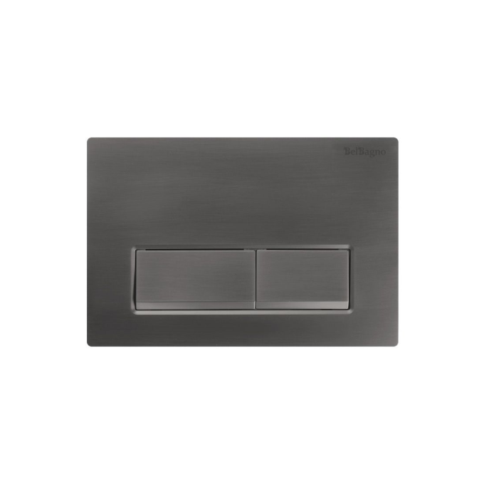 Кнопка смыва BELBAGNO BB-15R-GM оружейная сталь