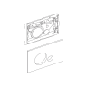 Кнопка смыва BELBAGNO SFERA CZR/BB-SR-GM цвет-оружейная сталь