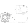 Комплект 4 в 1 BELBAGNO CZR-6601-TH-TOR/CZR2316SC/BB002-80/BB005-PR-CHROME