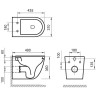 Комплект 4в1 BELBAGNO BB046CHR/BB2111SC/BB002-80/BB014-SR-BIANCO