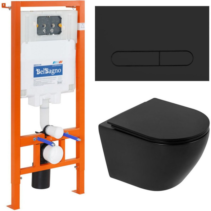 Комплект 4в1 BELBAGNO BB062CHR-MB/BB062SC-MB/BB002-80/BB007-PR-NERO.M