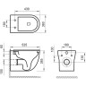 Комплект 4в1 BELBAGNO BB066CHR/BB870SC/BB002-80/BB005-PR-CHROME