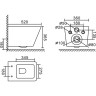Комплект 4в1 BELBAGNO BB3202CHR-MB/BB3202SC-MB/BB002-80/BB007-PR-NERO.M