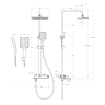 Комплект для ванной BELBAGNO ARDENTE-VSCM/LVM-CRM