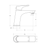 Комплект смесителей для ванной BELBAGNO MARINO-VASM/LVM-CRM