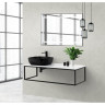 Консоль металлическая под накладные раковины подвесная BELBAGNO EK-140-ST