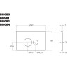 Монтажный элемент для подвесного унитаза BELBAGNO BB026 + BB081CR