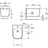 Подвесное биде BELBAGNO PRADO BB10150BH