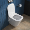 Подвесной безободковый унитаз BELBAGNO DUE BB3103CHR-BS/SC